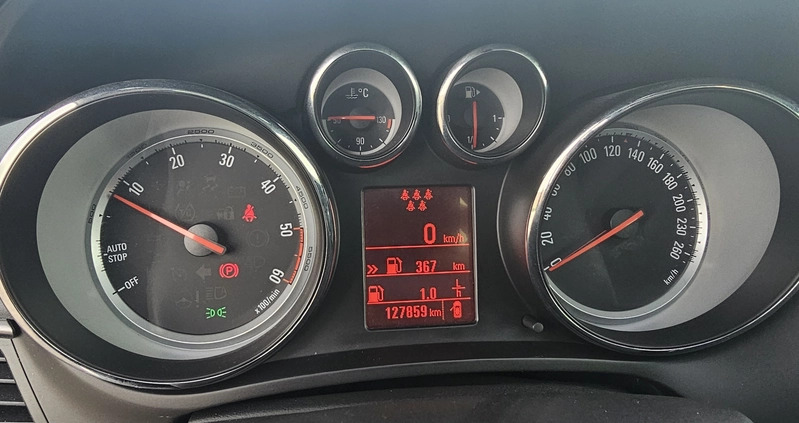 Opel Zafira cena 29900 przebieg: 127000, rok produkcji 2014 z Kalisz małe 301